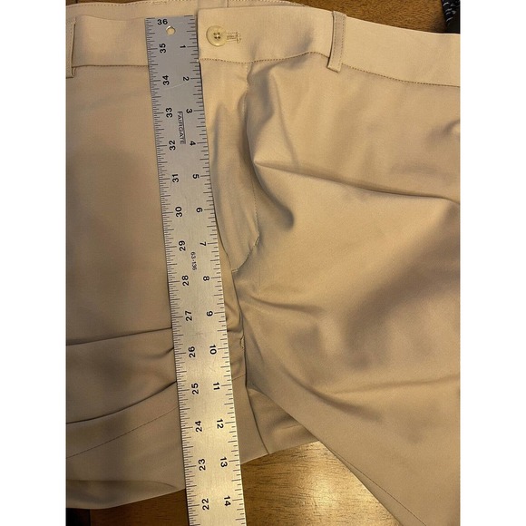 Slazenger Mens Tan Golf Casual Flat Front Shorts Size 36 Polyester Spandex - Picture 7 of 7